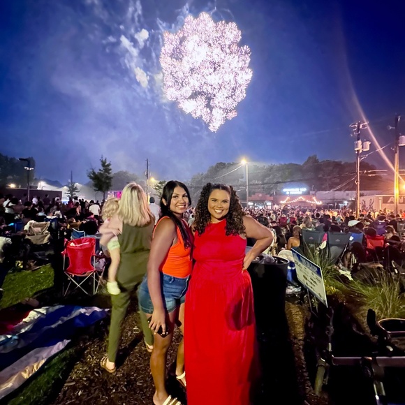 Abercrombie Drop-Waist Midi Dress - Picture 2 of 6